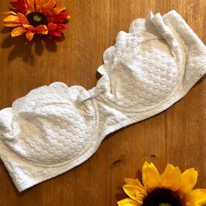 Kate Spade Strapless Bralette Swim Top